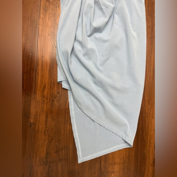 Strut & Bolt Shoulder Pad Wrap Dress Blue Size S / M Casual Comfortable Summer - Picture 8 of 16